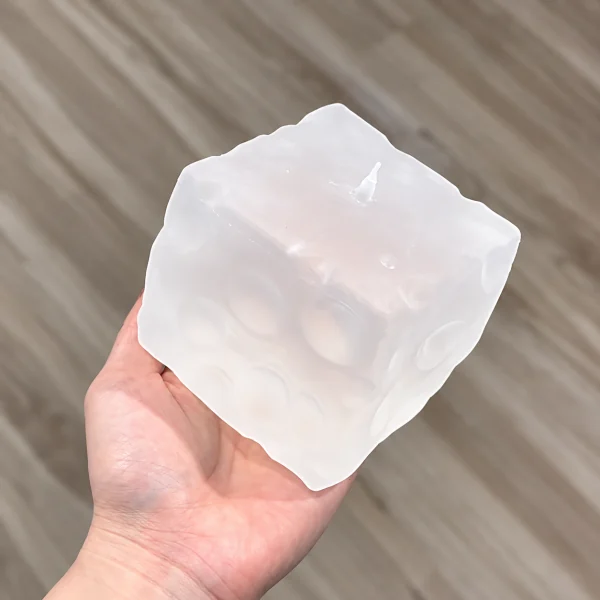 Jumbo Cheese Squishy — White