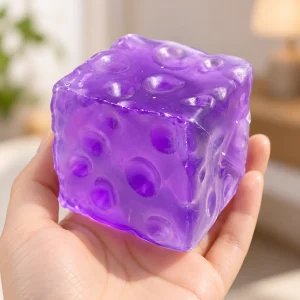 紫色款 4 Jumbo Cheese Squishy — Purple