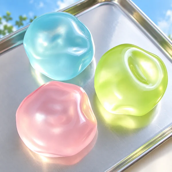 Coconut Oil Squishy — 3-Piece Colour Set